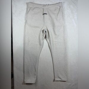 Essentials Fear of God FoG XL Cream High Pile Fleece Sweatpants  Joggers